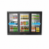 Thumbnail image #3 for KoolMore 53-Inch Three-Section Back Bar Refrigerator with 3 Sliding Glass Doors, 11.3 Cu. Ft., Black