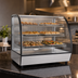 Thumbnail image #3 for Atosa CHDC-44 Countertop Curved Front Glass Heated Display Case, 4.4 Cu. Ft., 115V