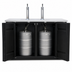 Thumbnail image #3 for Migali Competitor Series® Two-Section Direct Draw Beer Dispenser with 2 Single-Faucet Towers, Holds 2 Half-Barrel Kegs, 60.8 Inch Wide, 115V