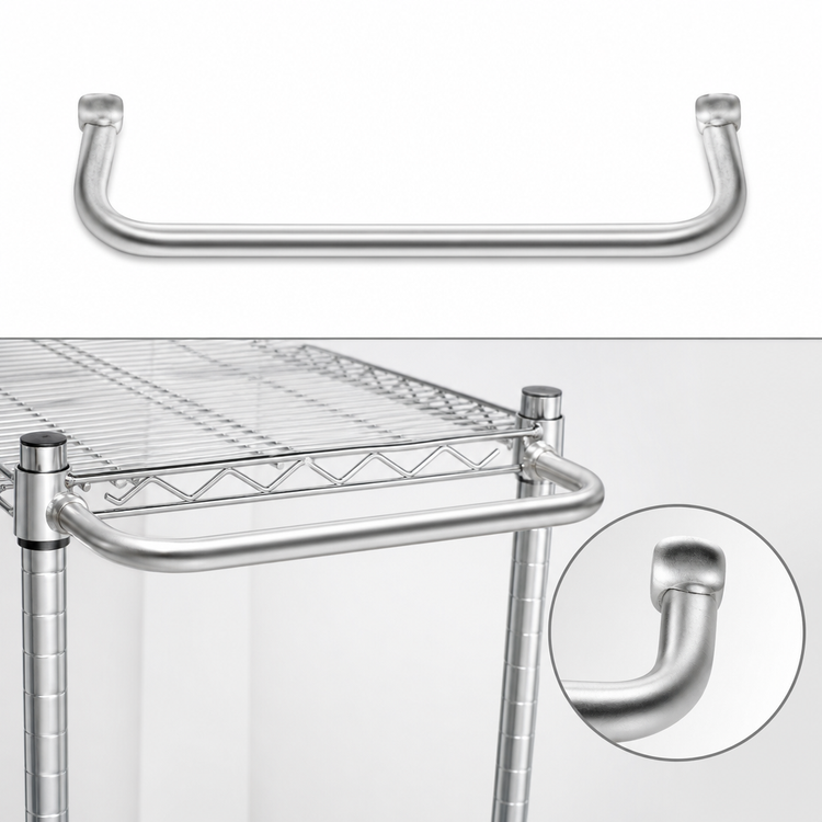 Product image #3 for Metro Super Erecta 24-Inch Stainless Steel Cart Extended Handle