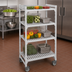 Thumbnail image #4 for Cambro Camshelving Premium 24-Inch Deep x 42-Inch Long 4-Shelf Vented High Density Mobile Starter Unit