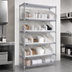 Thumbnail image #3 for Quantum Stationary Chrome-Plated Wire Shelving Bin System, 18