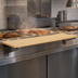 Thumbnail image #3 for Richlite Heat-Resistant Replacement Cutting Board with Stainless Steel Brackets, 33 x 8 x 1/2 Inch