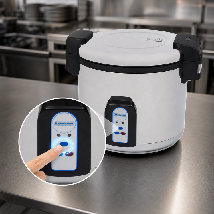 Product image #3 for RiceMaster 30-Cup Uncooked Electronic Countertop Rice Cooker/Holder