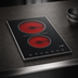 Thumbnail image #3 for Summit Commercial CR2B23T3B 11.38-Inch Drop-In Radiant Electric Cooktop — 2-Burner Schott Ceramic Glass Surface