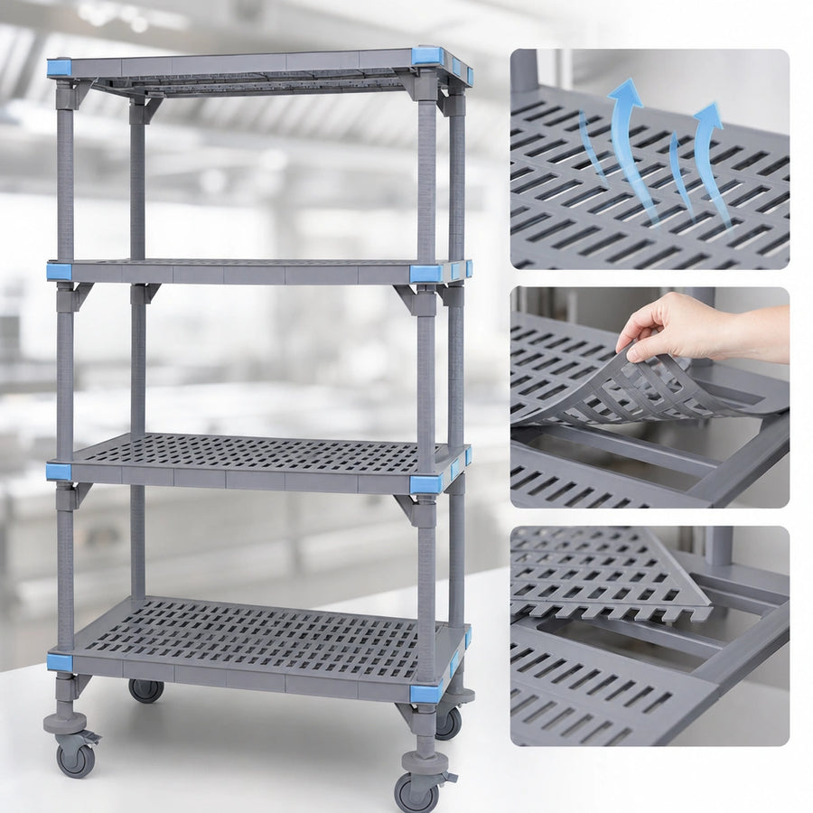 Open Grid Shelves