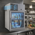Thumbnail image #3 for Glastender 24-Inch Wall-Mount Refrigerator with Left-Hinged Glass Door