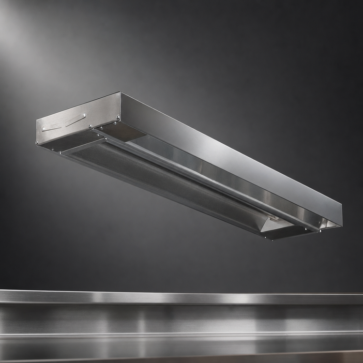 Product image #3 for Eagle RedHots 132-Inch High-Watt Unlighted Single Strip Heat Lamp, 240V, 3.12 kW
