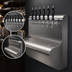 Thumbnail image #3 for Perlick 6-Faucet Wall-Mounted Air-Cooled Modular Draft Beer Dispensing Tower
