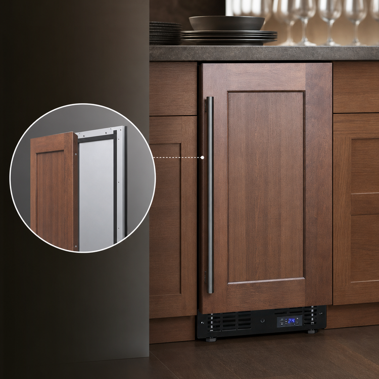 Product image #4 for Summit Commercial 15-Inch Panel-Ready Undercounter Frost-Free All-Freezer