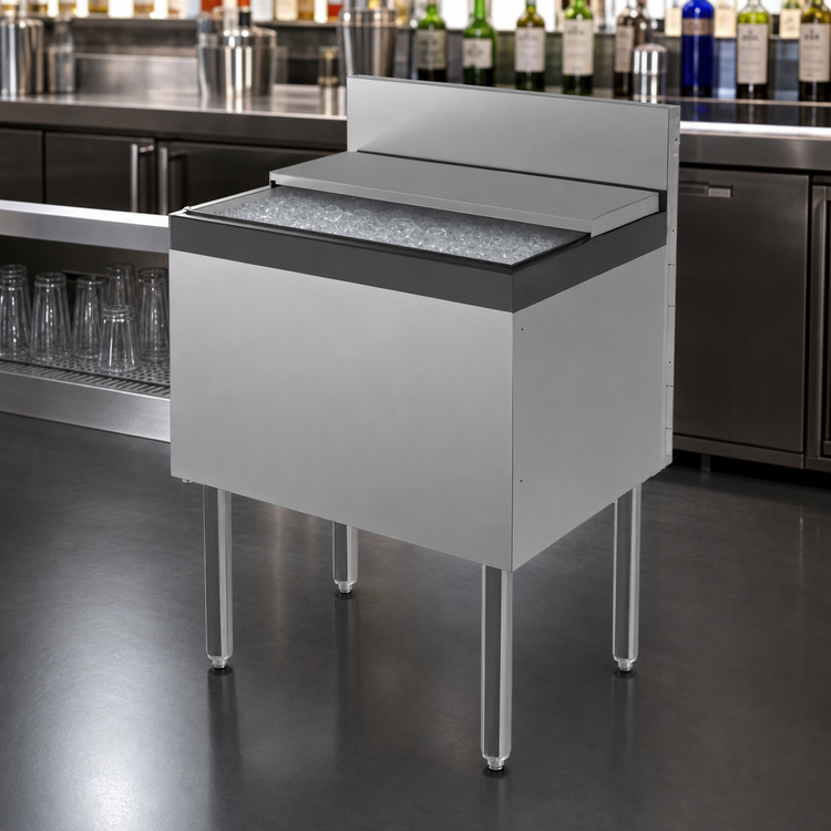 Product image #3 for Perlick Top Shelf TS Series 36-Inch Modular Underbar Ice Bin/Cocktail Unit, Non-Cold Plate