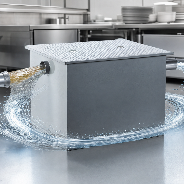 Product image #3 for Watts GI-100-K Commercial Grease Interceptor, 100 GPM, 200 lb Capacity