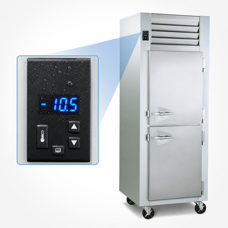 Product image #3 for Traulsen Dealer's Choice G Series 1-Section Reach-In Freezer, Half-Height Solid Door, Left Hinge, Self-Contained