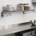 Thumbnail image #3 for Quantum Cantilever Wall-Mount Wire Shelf Unit, Single Shelf, 60W x 18D, Gray Epoxy Coated