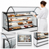 Thumbnail image #3 for Federal Industries Full-Service Curved Glass Refrigerated Bakery Display Case, 77.13 Inches W x 35.3 Inches D x 42 Inches H, Self-Contained