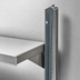 Thumbnail image #3 for Eagle Group 60-Inch Stainless Steel Wall-Mounted Cantilever Shelving Upright