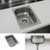 Thumbnail image #3 for Eagle Group Self-Rimming One-Compartment Drop-In Sink With No Deck, 18