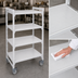 Thumbnail image #4 for Cambro Camshelving Premium High Density 4-Shelf Solid Mobile Starter Unit, 24
