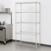 Thumbnail image #3 for Metro Super Erecta Starter Wire Shelving Unit, 36 x 24 x 74 Inches, 5 Shelves, Brite Finish