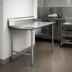 Thumbnail image #3 for Eagle Group Straight Clean Dish Table, 60 x 30 Inches, Left-to-Right, 16/430 Stainless Steel Top
