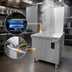 Thumbnail image #3 for Crown CG-330 Gas Steam Generator, 36-inch Cabinet Base, Freestanding