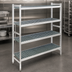 Thumbnail image #3 for Fermostock 4-Tier Starter Shelving Unit with Removable Polymer Inserts, 31 W x 22 D x 71 H Inches