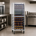 Thumbnail image #3 for Fixed Angle Aluminum Pan Rack for 18