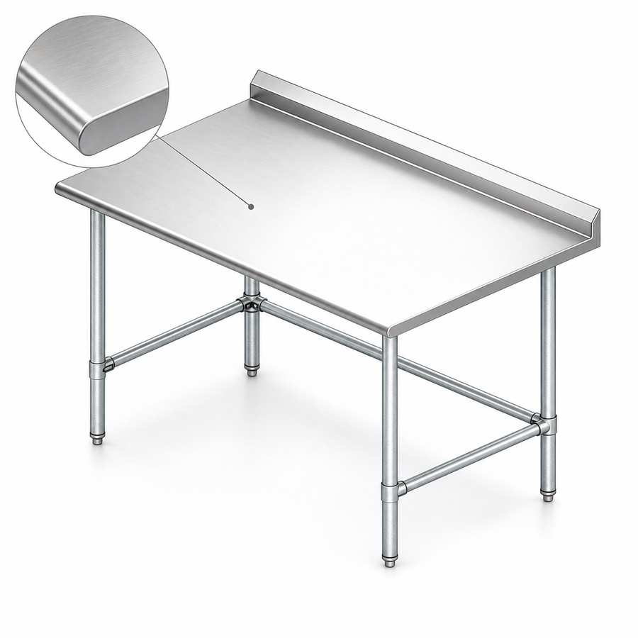 18/400 Stainless Steel Reinforced Top