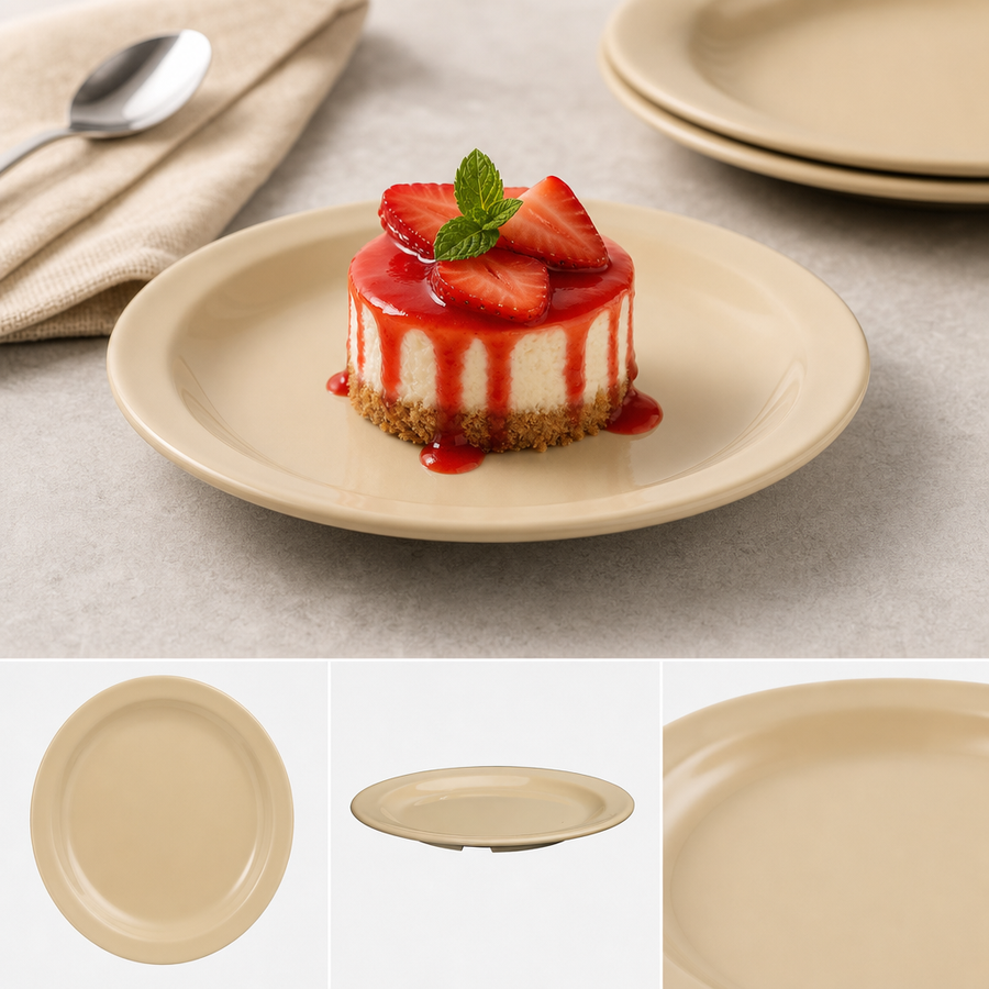 Round Dessert Plate