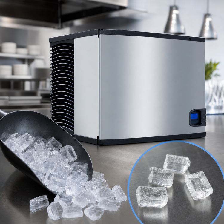 Product image #3 for Manitowoc Indigo NXT Remote Air-Cooled Half-Dice Cube Ice Machine, 30 Inch Wide, Up to 720 lb/Day
