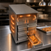 Thumbnail image #3 for Vertical Crisp N Hold Heated Food Holding Cabinet, Countertop, 9 Half-Size Pan Capacity, 120V