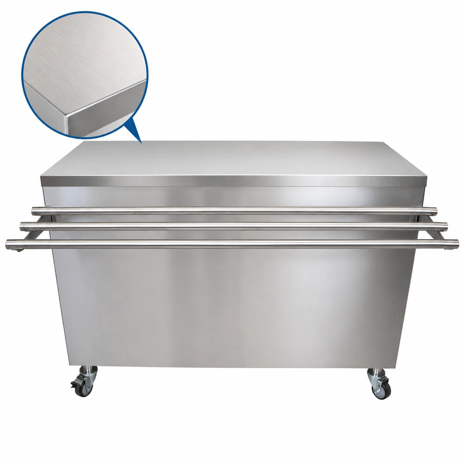 14-Gauge Stainless Steel Top