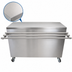 Thumbnail image #3 for BK Resources 60 Inch x 30 Inch Stainless Steel Serving Counter with 12-1/2 Inch Drop Shelf