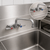 Thumbnail image #3 for BK Resources Evolution Splash-Mounted Faucet with 4-Inch Centers and 6-Inch Swing Spout