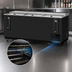 Thumbnail image #3 for Turbo Air Super Deluxe Self-Contained Bottle Cooler, 80-1/2-Inch Wide, 22.6 Cu. Ft., Sliding Lids