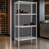 Thumbnail image #3 for Eagle Group Bulk Wine Storage Unit, 3-Tier, 36 x 14 x 74 Inches, Chrome Finish, 180-Bottle Capacity, BW1436C