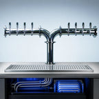 Thumbnail image #3 for Micro Matic USA Titan TT-Y-8KR-11 Y-Style Countertop 8-Faucet Glycol-Cooled Draft Beer Tower, Polished Stainless Steel
