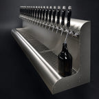 Thumbnail image #3 for Perlick Corporation 4076DN16 16-Faucet Glycol-Cooled Wall-Mount Stainless Steel Draft Beer Dispensing Tower, Bottom Lead-Out