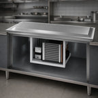 Thumbnail image #3 for Delfield N8245P 45-Inch Drop-In Self-Contained Frost Top with Raised Stainless Steel Top and R290 Refrigerant