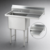 Thumbnail image #3 for Advance Tabco 1-Compartment Fabricated Sink with Right Drainboard, 36
