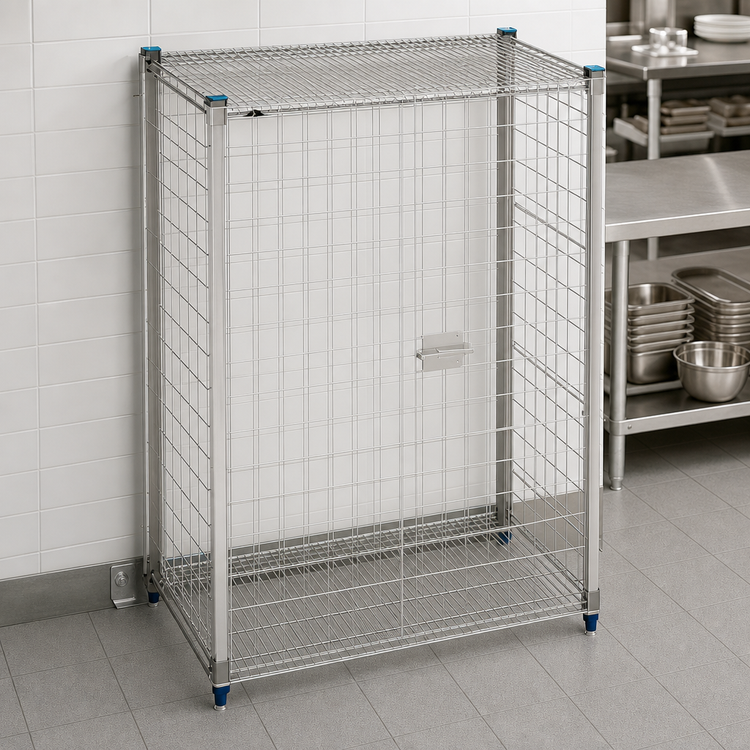 Product image #3 for MetroMax Q Stationary Wire Security Cage Unit