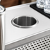Thumbnail image #3 for Krowne Silver Series Stainless Steel Open Waste Chute for 6-1/2-Inch Cutout