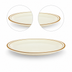 Thumbnail image #4 for Crestware Spice 9-5/8 x 8 Inch Oval Narrow Rim Ceramic Platter
