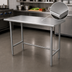 Thumbnail image #3 for Advance Tabco Special Value Series 72 Inch x 30 Inch 16 Gauge 304 Stainless Steel Flat Top Work Table