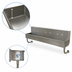 Thumbnail image #3 for Advance Tabco 3-Station ADA Wall Mounted Multiwash Hand Sink, 60-Inch Wide, 16 Gauge 304 Stainless Steel