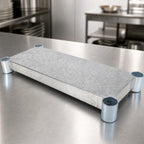 Thumbnail image #3 for BK Resources VTS-9636 Galvanized Steel Undershelf for 96"W x 36"D Worktables