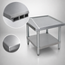 Thumbnail image #3 for BK Resources 30-Inch x 24-Inch x 20-Inch Stainless Steel Machine Stand with Adjustable Undershelf