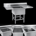 Thumbnail image #3 for Eagle Group Spec-Master FN Series 1-Compartment Stainless Steel Drainboard Sink, 86-Inch Wide