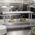 Thumbnail image #3 for BK Resources Double Tier Pass-Through Shelf, 48 x 18 Inches, 304 Stainless Steel