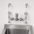 Thumbnail image #3 for Wall-Mount Service Sink Mixing Faucet with Adjustable Centers, Vacuum Breaker, and Pail Hook